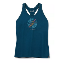 Load image into Gallery viewer, Smartwool W's Merino Sport Paddleboard Adventure Graphic Tank