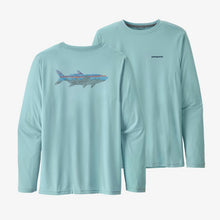 Load image into Gallery viewer, Patagonia M's Long-Sleeved Cap Cool Daily Fish Graphic Shirt
